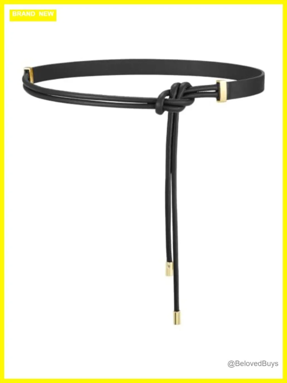 Women's Knotted Faux Leather Rope Belt for Dresses Jeans Pants Accessory